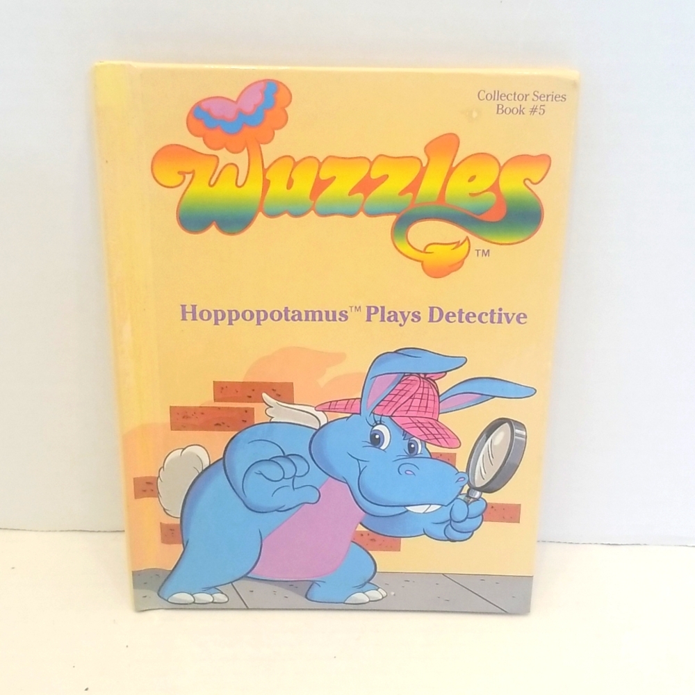 Vtg Wuzzles Hoppopotamus Plays Detective Collector Series Book #5 - Picture 2 of 5